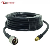 Cable coaxial LMR300 5DFB 5D FB Cable de puente de coleta de 50ohm de baja pérdida de alta calidad SMA macho a N macho Cable coaxial RF precio de fábrica