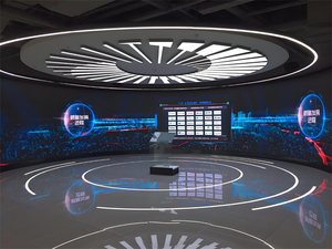 Pantalla LED Curva Flexible para Interiores P2, Pared <span class=keywords><strong>de</strong></span> Fondo Publicitaria Curva, Fondo Dinámico con Video 8K - Product Image 4