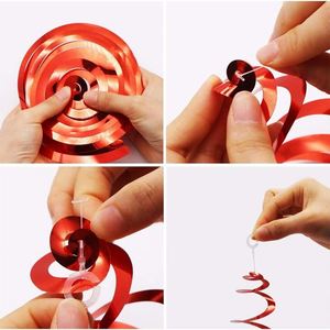 Decoración Espiral Colgante de PVC Colorida para Fiestas de Cumpleaños 2025, Artículo Promocional para Niños - Product Image 6