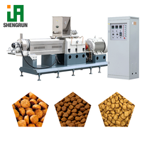 Ligne de production entièrement automatique d'aliments secs pour chiens et chats, machine à fabriquer des granulés d'aliments pour animaux, extrudeuse d'aliments pour animaux, ligne de traitement des aliments pour animaux