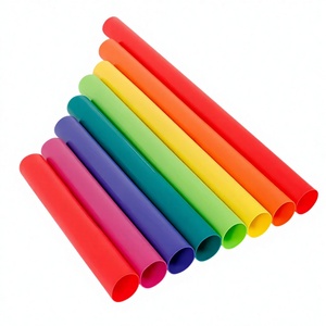 Clochettes à main arc-en-ciel à 8 notes, instrument de percussion Orff, carillons en plastique colorés pour l'éducation précoce <span class=keywords><strong>des</strong></span> enfants - Product Image 3
