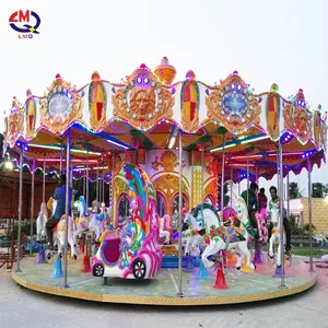 Mới nhất 36 Chỗ ngồi sang trọng Carousel cưỡi ngựa fairground Rides Carousel để bán