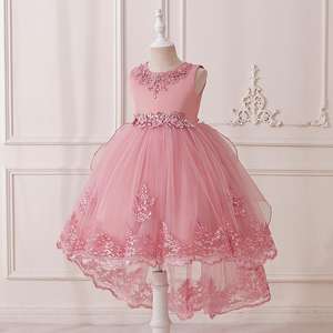Robes de soirée longues pour petites filles, style princesse, pour spectacle de piano, printemps-été, robes de filles de 2 <span class=keywords><strong>à</strong></span> 12 ans, vêtements pour enfants - Product Image 4