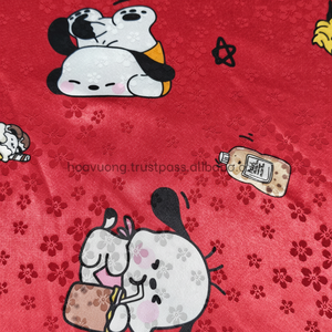 Tissu de pyjama en tissu de brocart du Vietnam Matériau lisse et brillant - Product Image 1