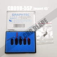 Graphtec CB15U CB09U 30 45 Couteau à lame à 60 degrés CE5000 CE6000 CE7000 FC8600 FC8000 Traceur de découpe de vinyle Boîte durable