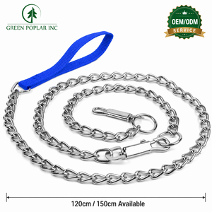 Professional Pet Suppliers Custom Metal Pet <b>Leash</b> Chew Proof <b>Dog</b> Chain <b>Leash</b> Solid Strong Pet <b>Dog</b> <b>Leash</b> with Non Slip Handle - Product Image 6