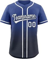 Maillots de baseball imprimés par sublimation numérique, col rond, doux, meilleur design, 100% polyester