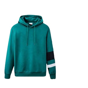 Pull à capuche en polaire bon marché pour homme, sweat-shirt à capuche personnalisé à rayures, sweat-shirt à capuche pour homme, vierge et décontracté, vente en gros - Product Image 1