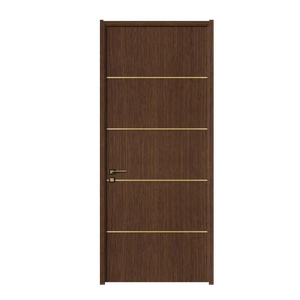 Chambre intérieure porte en <span class=keywords><strong>bois</strong></span> à un seul vantail design chambre intérieure gris mdf porte affleurante en <span class=keywords><strong>bois</strong></span> pour les maisons - Product Image 2