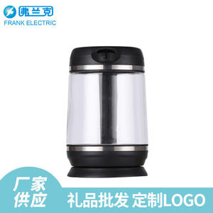 Hervidor eléctrico de vidrio Frank de 1.7L con apagado automático, asa y base - Product Image 3