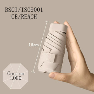 Paraguas Manual Ultra Delgado de 5 Pliegues, Diseño Compacto y Portátil, Resistente al Viento, Protección Solar y contra la Lluvia, Regalo Empresarial para Viajes, para Mujeres y Hombres - Product Image 2