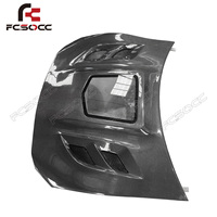 Pour Toyota Subaru GT86 BRZ 2013-2020 Capot avant transparent en fibre de carbone avec vitre Accessoires extérieurs de voiture