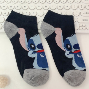 Calcetines Tobilleros Transpirables de Poliéster para Mujer, Diseño de Dibujos Animados, Primavera-Verano - Product Image 4