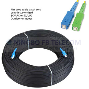 Câble de dérivation Ftth intérieur extérieur G657A2 monomode avec connecteur fibre optique sc-lc cavalier en <span class=keywords><strong>cuir</strong></span> <span class=keywords><strong>apc</strong></span>/upc cordon de raccordement sc-sc - Product Image 2