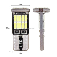 T10 194 168 W5W 2825 Canbus 4014 26SMD voiture intérieur LED ampoules cale plaque d'immatriculation dégagement dôme porte lampe 12V