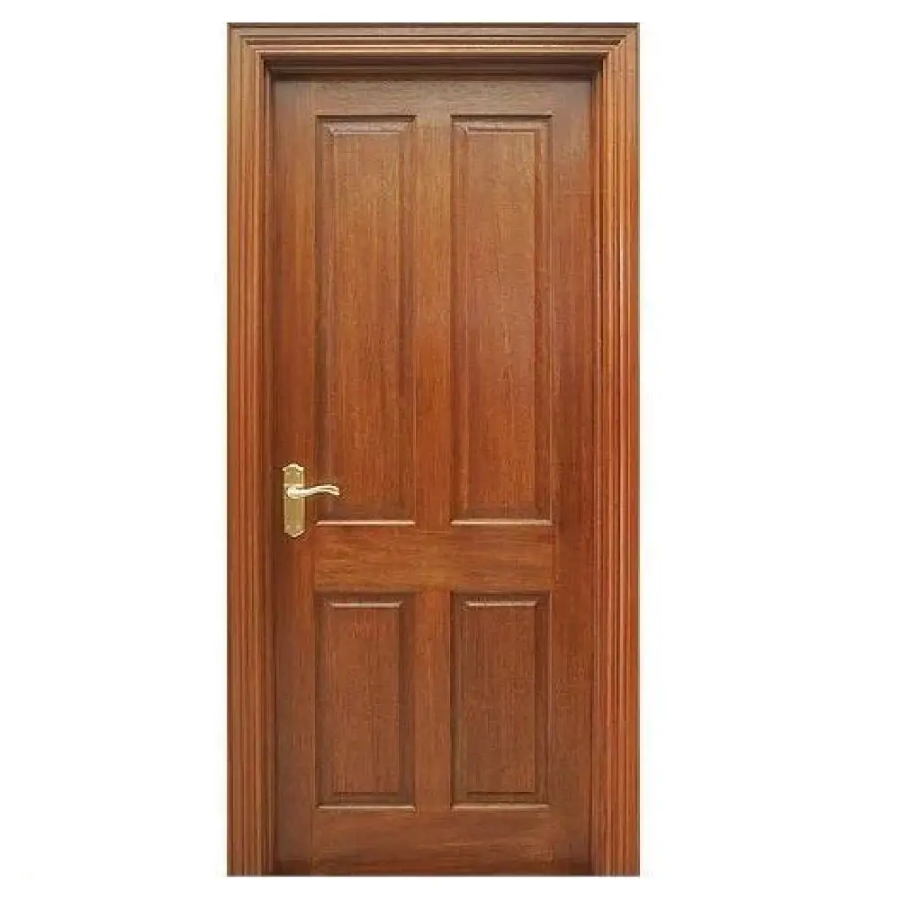 Ace personnalisé personnalisé demi-verre intérieur porte en bois portes intérieures chambre à coucher noir poignées de porte intérieur