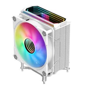 SAMA最佳质量台式电脑AM4 AM5 4热管中央处理器散热器风扇热库存铜铝amd空气冷却中央处理器冷却器
