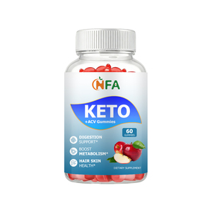 Gomitas Keto +ACV con suplemento de BHB y calcio, personalizables de fábrica, para un control de peso efectivo, nutren la piel, el cabello y las uñas. - Product Image 1