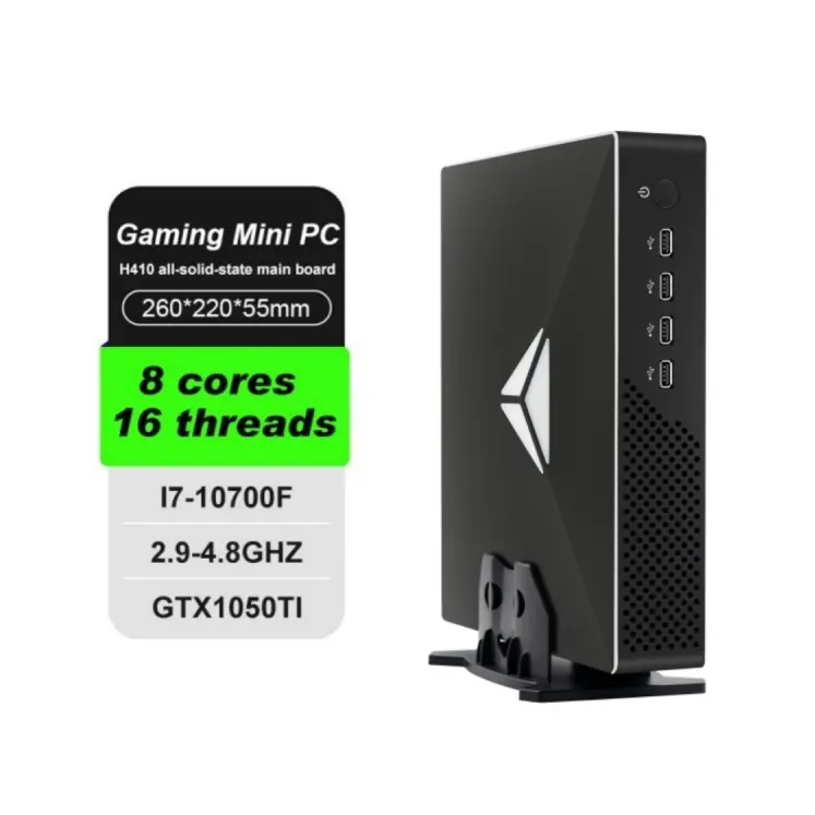 MINI Desktop Intel Core i3 i5 i7 i9 9th 10th Gen mini pc RTX1650 RTX3050 RTX2060 gaming Type-c 4K HD Display Desktop mini pc