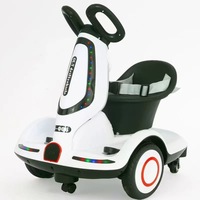 Vélo d'équilibre électrique pour enfants BAB WAY, batterie 12V, vélo d'entraînement avec lumières LED pour les 2-5 ans et DDP