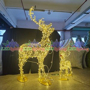 <span class=keywords><strong>OBBO</strong></span> ลายกวางเรนเดียร์และกวางมูซ3d,ไฟยีราฟกลางแจ้งทนทานต่อสภาพอากาศปี IP65 - Product Image 6