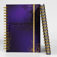 Planificateur en papier relié rigide personnalisé B5 avec 80 feuilles Journal de soins personnels Manifestation Prière Bible & Carnet de sermon pour cadeau