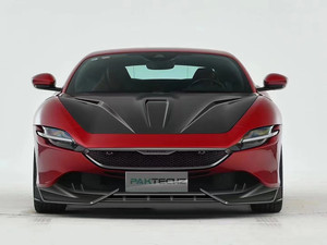 Kit carrosserie en fibre de carbone style PAK pour Ferrari Roma, état neuf, comprenant lèvre avant, jupes latérales, diffuseur, spoiler et capot. - Product Image 2