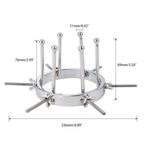 Dispositivo de castidad de espéculo, esparcidor Anal extremo de Metal, ano, Vaginal, tapón Anal <span class=keywords><strong>enorme</strong></span>, Juguetes sexuales para mujeres, hombres, culo - Product Image 5