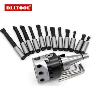 Fresadora F1 Tipo 2 pulgadas, 9 Uds., cabezal de perforación adecuado con barra de perforación áspera BT304050/NT3040/R8/MT234/C20 - Product Image 5