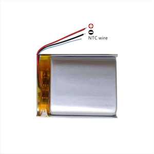 603443-<span class=keywords><strong>3</strong></span> Polymeer Lithium Batterij 900Mah <span class=keywords><strong>3</strong></span>.7V 603443 <span class=keywords><strong>3</strong></span> Draden Vervangende Batterij Hoge Capaciteit Oplaadbare Luidsprekerbatterij - Product Image 1