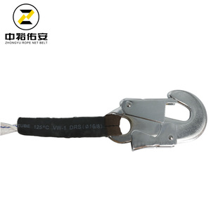 เข็มขัดนิรภัยแบบเชือก Zhongyu สำหรับป้องกันการตกจากที่สูง 3ม.-30ม. แบบยืดหดได้ พร้อมระบบควบคุมความเร็ว สำหรับงานที่สูง - Product Image 4