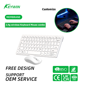 Clavier et Souris Sans Fil 2.4G OEM en Gros Usine, <span class=keywords><strong>Combo</strong></span> Mini Portable 78 Touches 4 Boutons 4D, Garantie 12 Mois, En Stock pour Appareils Intelligents - Product Image 2