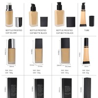 Fond de teint à couvrance totale Maquillage Liquid Matte Oil Control Foundation Private Label