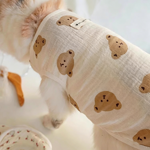 Gilet cardigan léger et transparent sans manches pour l'été, pour chats et chiens, mignon, anti-chute de poils, protection solaire, vêtements pour animaux de compagnie - Product Image 6