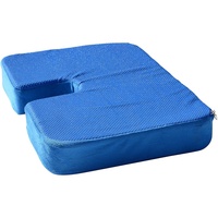 Coussin en mousse à mémoire de forme réglable pour chaise de bureau longue assise Support dorsal Coccyx Gel anti-douleur Coussin de confort amélioré