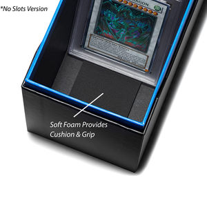 <span class=keywords><strong>Dalle</strong></span> de carte de boîte magnétique coulissante avec <span class=keywords><strong>mousse</strong></span> souple pour Baseball MTG Sport Card Slab Collection Supports de boîte en carton - Product Image 5