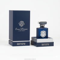 Boîte cadeau en carton magnétique avec doublure en EVA noir mat écologique, emballage personnalisé pour cosmétiques et parfums avec insert