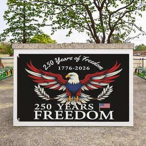 Drapeau pliable personnalisé de haute qualité en polyester imprimé numériquement pour le 250e anniversaire des États-Unis - Product Image 3