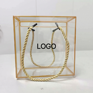 <span class=keywords><strong>Cajas</strong></span> de <span class=keywords><strong>Regalo</strong></span> de Plástico PET Transparente Personalizables, con Asas, en Tamaños Pequeño, Mediano y Grande, <span class=keywords><strong>para</strong></span> Dulces y Bodas, Gran Venta - Product Image 2