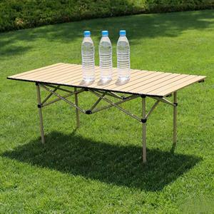 Mesa de Jantar Premium Dobrável Leve de Alumínio para Camping, Churrasco, Viagens de Carro - Mobiliário Portátil para Uso ao Ar Livre - Product Image 1