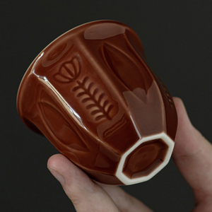 Tazza da Caffè e Tè in Ceramica Tulip Arabic 180ml 250ml, Design in Stile Americano per Uso in Caffetteria, Disegnabile - Product Image 6