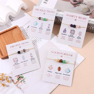 Bracelet en pierres naturelles de guérison, améthyste et œil de tigre, perles tissées, pour soulager l'anxiété et favoriser la guérison émotionnelle - Vente flash - Product Image 4