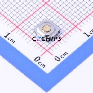 YTS-C009-1A Tactile Switch SMD,5.2x5.2mm Switch Single Pole Single Throw Round Button 1.6N Vertical Mount - Product Image 1