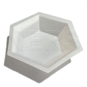 NERS อุปกรณ์ห้องปฏิบัติการเคมีพลาสติก 50ml 500 ชิ้น/แพ็คชุดจานน้ําหนักหกเหลี่ยม - Product Image 3