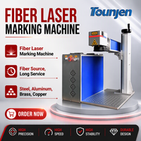 Machine de marquage laser à fibre de type split avec unité laser séparée pour le marquage de pièces métalliques