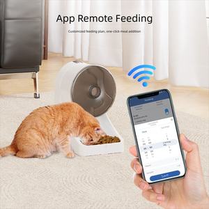 เครื่องให้อาหารสัตว์เลี้ยงอัจฉริยะแบบเฟอร์ริสวีล พร้อม WiFi Bluetooth ตั้งเวลาให้อาหารอัตโนมัติ ควบคุมผ่านแอพ สำหรับแมวและสุนัข ใช้ภายในบ้าน - Product Image 4