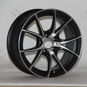 Jante de voiture coulée sur mesure à la mode RCSR avec rivets roues forgées en alliage d'aluminium passager 14 pouces 4 trous 5x114.3 5x112 pour Kia <span class=keywords><strong>K2</strong></span> - Product Image 3