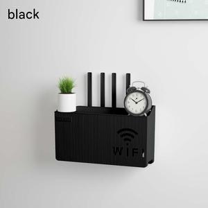 Estante de Pared <span class=keywords><strong>para</strong></span> <span class=keywords><strong>Router</strong></span> Wifi Inalámbrico, <span class=keywords><strong>Caja</strong></span> de Almacenamiento de Plástico ABS, Soporte <span class=keywords><strong>para</strong></span> <span class=keywords><strong>Router</strong></span>, Organizador de Cables y Alimentación <span class=keywords><strong>para</strong></span> Sala de Estar - Product Image 2