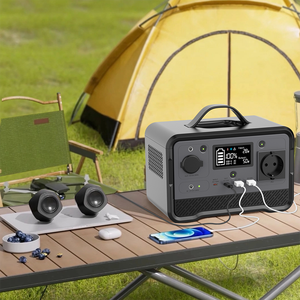 สถานีไฟฟ้าพกพา OEM 350W แบตเตอรี่ LiFePO4 110V 230V MPPT ช่องเสียบ AC ชาร์จเร็ว PD เครื่องกำเนิดพลังงานแสงอาทิตย์สำหรับตั้งแคมป์ คลื่นไซน์บริสุทธิ์ - Product Image 1