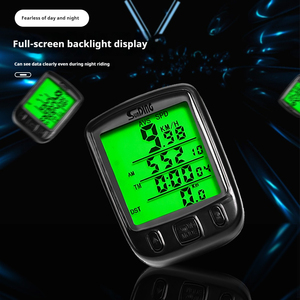 Compteur de vitesse filaire étanche pour vélo avec écran LCD et rétroéclairage Ordinateur de vélo Capteur Compteur de vitesse Chronomètre - Product Image 2
